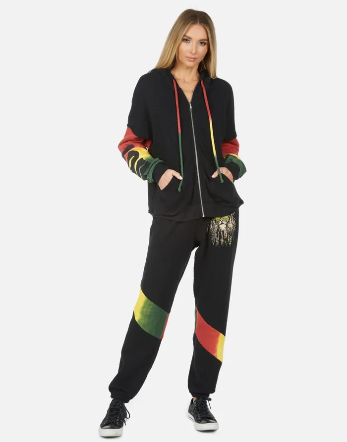 Ophelia Rasta Lion Blackrasta Women039s Lauren Moshi Long Sweatpants