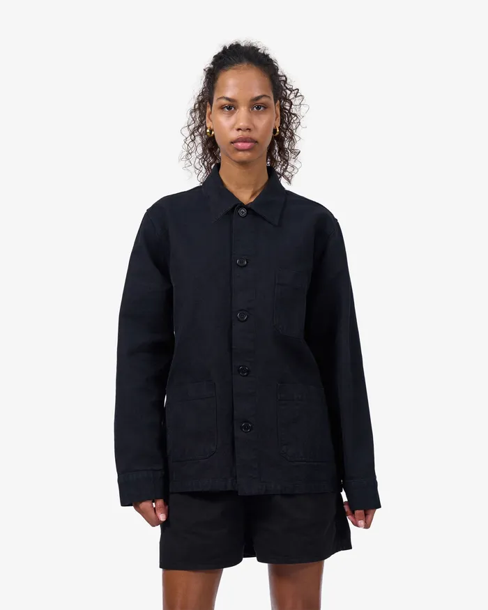 Organic Workwear Jacket 8211 Deep Black Women Workwear Jackets Colorfulstandard