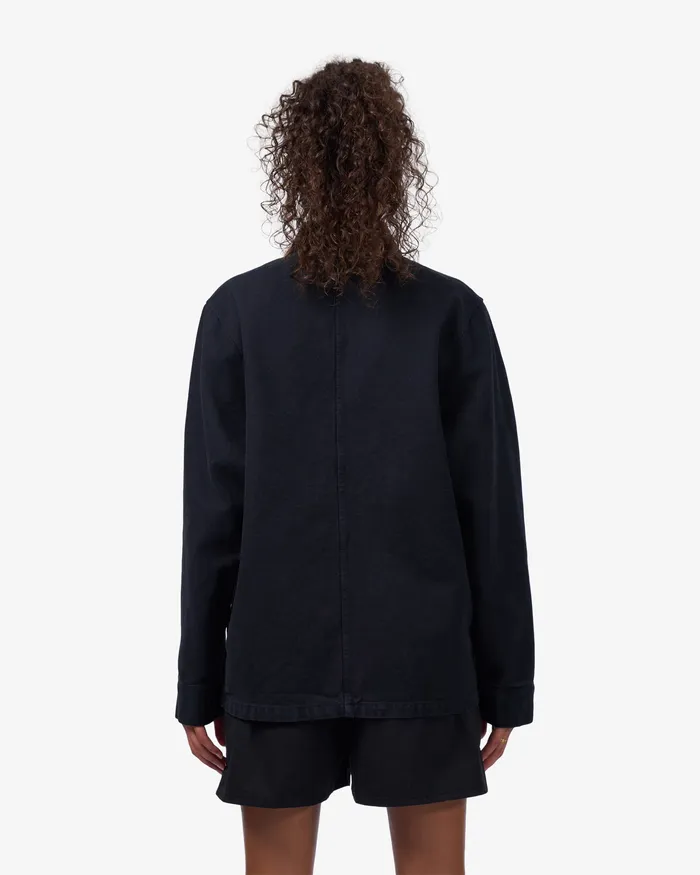 Organic Workwear Jacket 8211 Deep Black Women Workwear Jackets Colorfulstandard