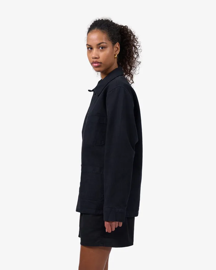 Organic Workwear Jacket 8211 Deep Black Women Workwear Jackets Colorfulstandard