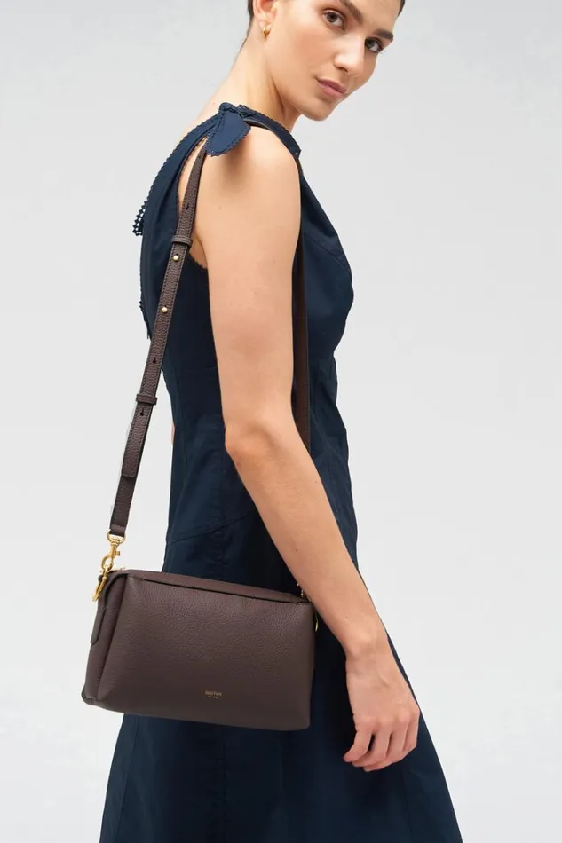 Oroton Crossbody Women Alice Crossbody Bear Brown