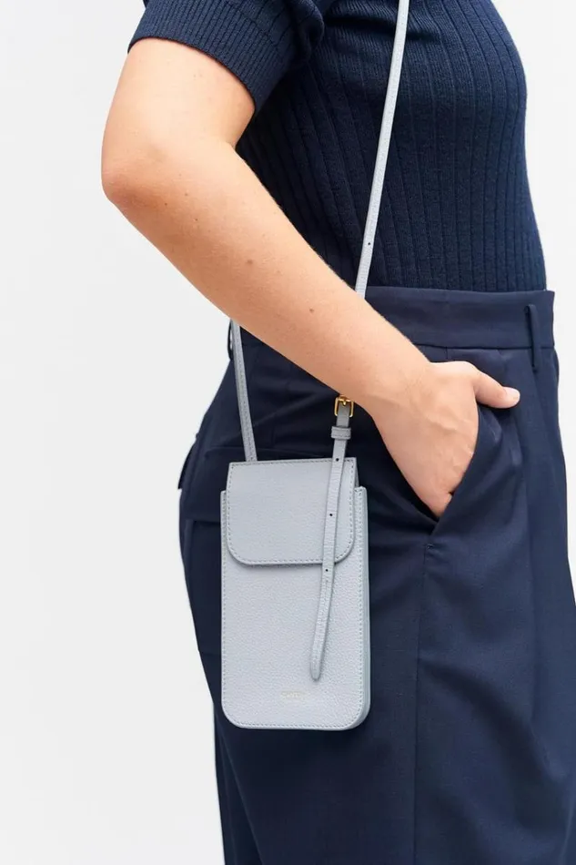 Oroton Crossbody Women Margot Phone Crossbody Dusk Blue
