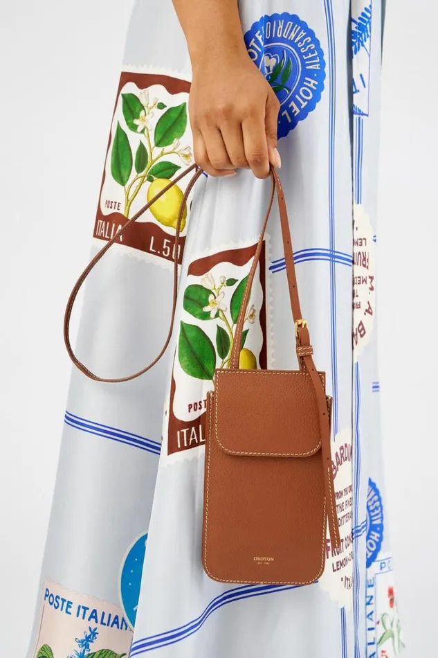 Oroton Crossbody Women Margot Phone Crossbody Whiskey