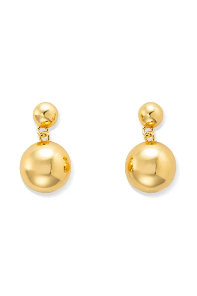 Oroton Earrings Jewellery Bonnie Bead Drop Earrings Gold