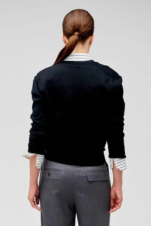 Oroton Knitwear Women Wrap Cardigan Black