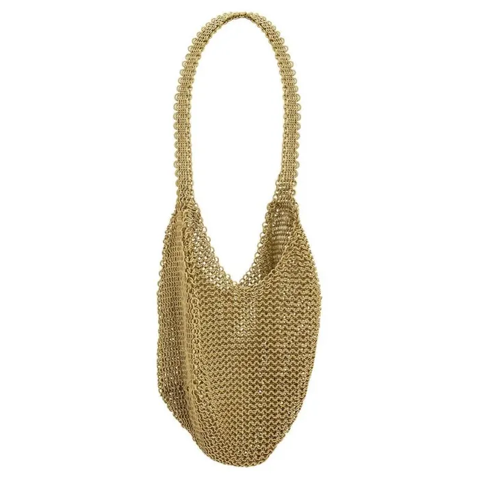 Oroton Shoulder Women Edie Bag Worn Gold Worn Gold