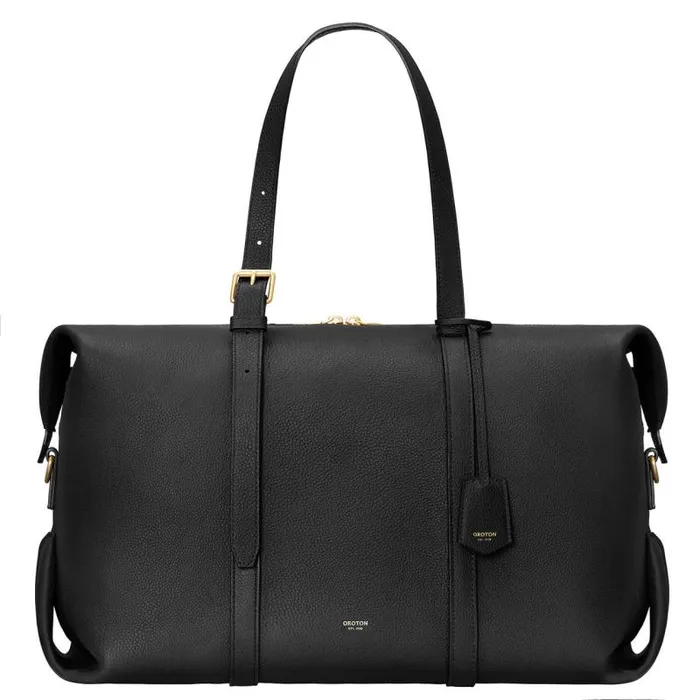 Oroton Travel Women Margot Weekender Black