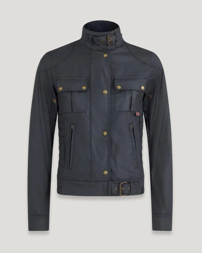 Outerwear Best Sellers Women Belstaff Gangster Jacket Dark Navy
