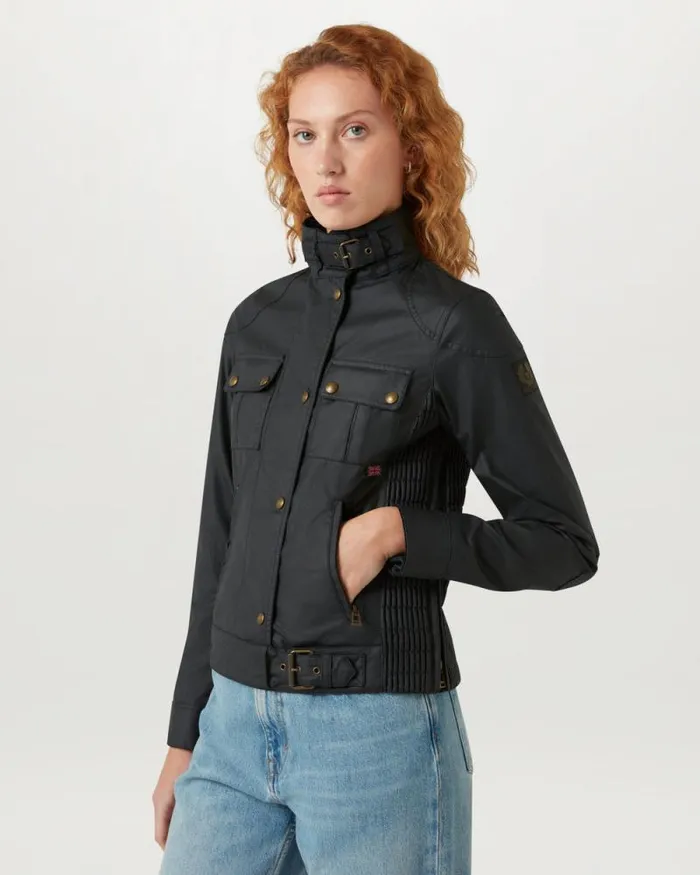 Outerwear Best Sellers Women Belstaff Gangster Jacket Dark Navy Outerwear Best Sellers Women Belstaff Gangster Jacket Dark Navy