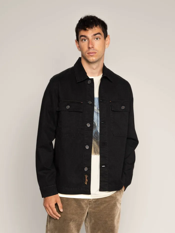 Overshirts MOS MOSH Men MMGMatteo Brush Overshirt Black
