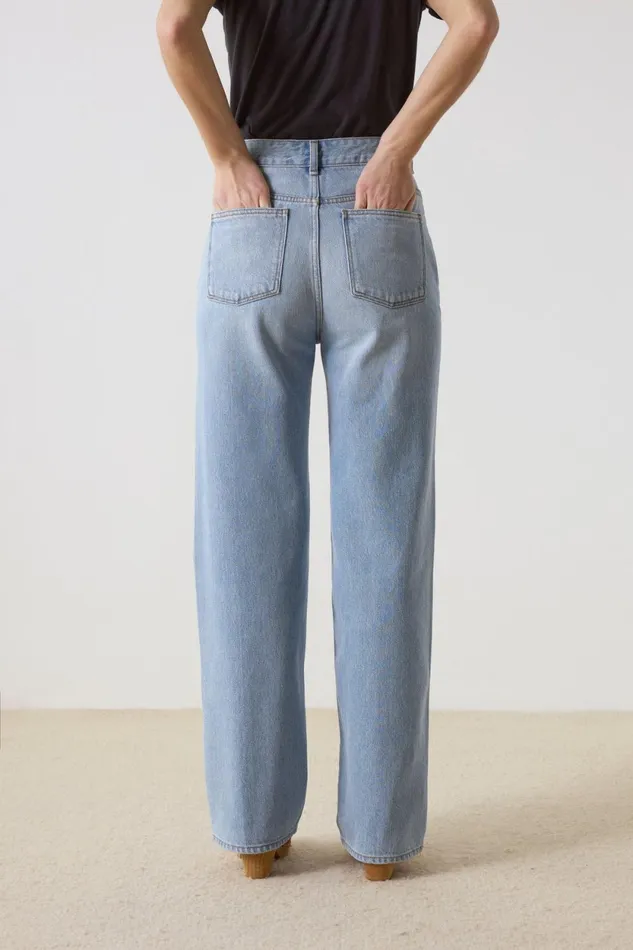 Pants and Jeans Women Leon and Harper Francois P23 Jeans Bleach