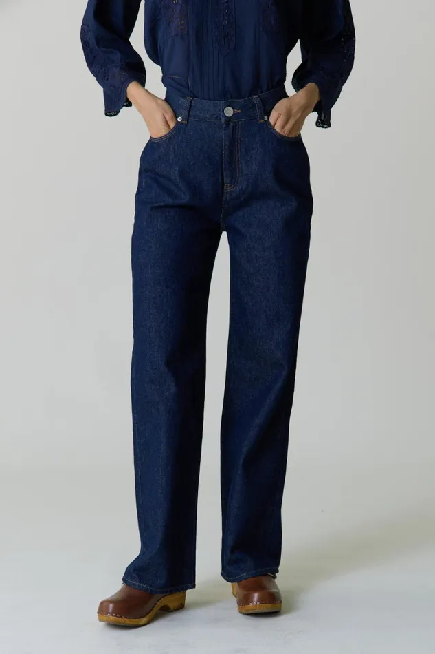 Pants and Jeans Women Leon and Harper Francois Pln1 Jeans Brut