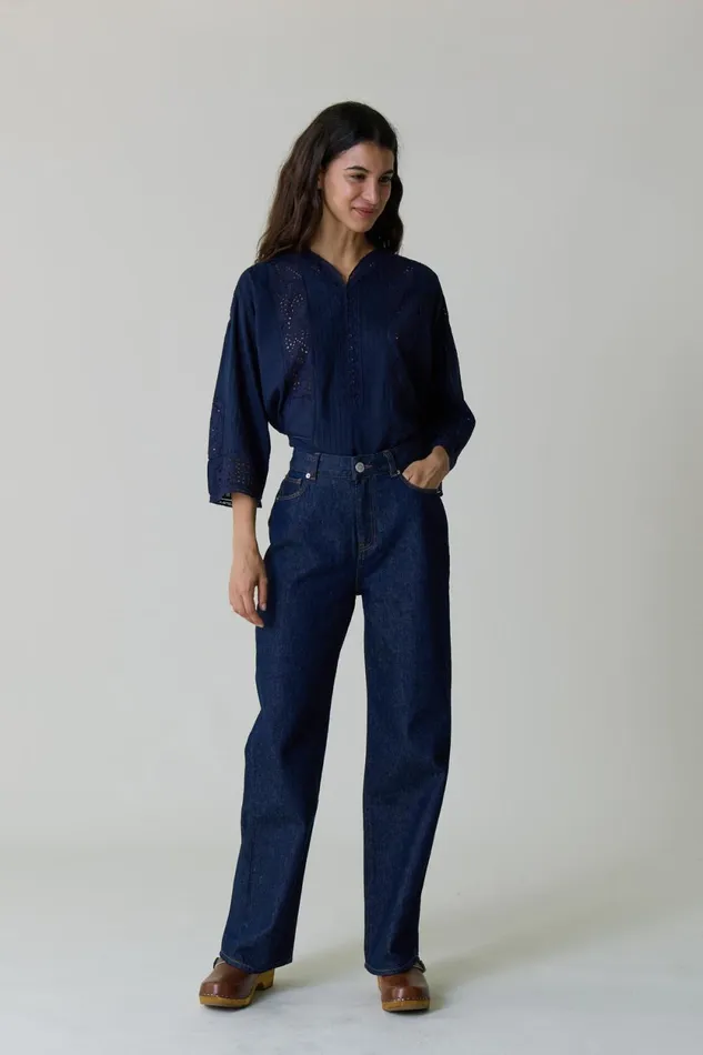 Pants and Jeans Women Leon and Harper Francois Pln1 Jeans Brut