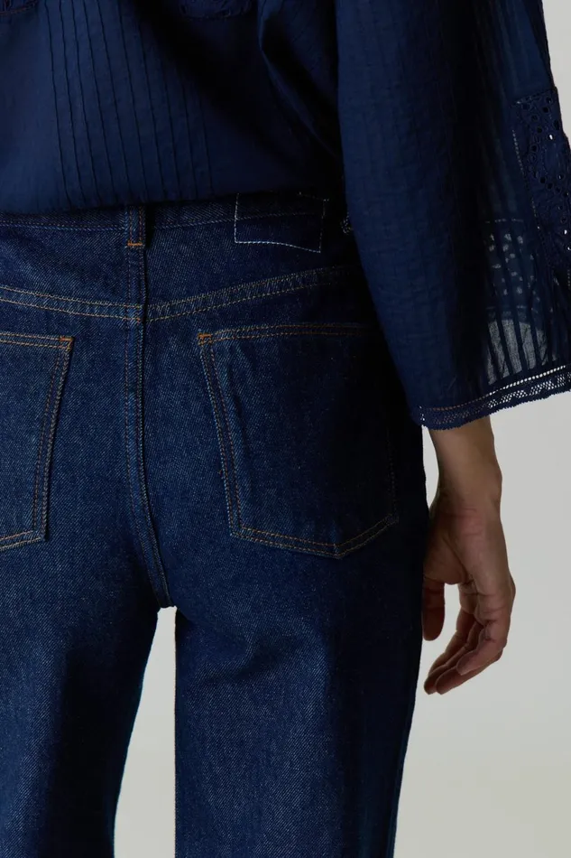 Pants and Jeans Women Leon and Harper Francois Pln1 Jeans Brut