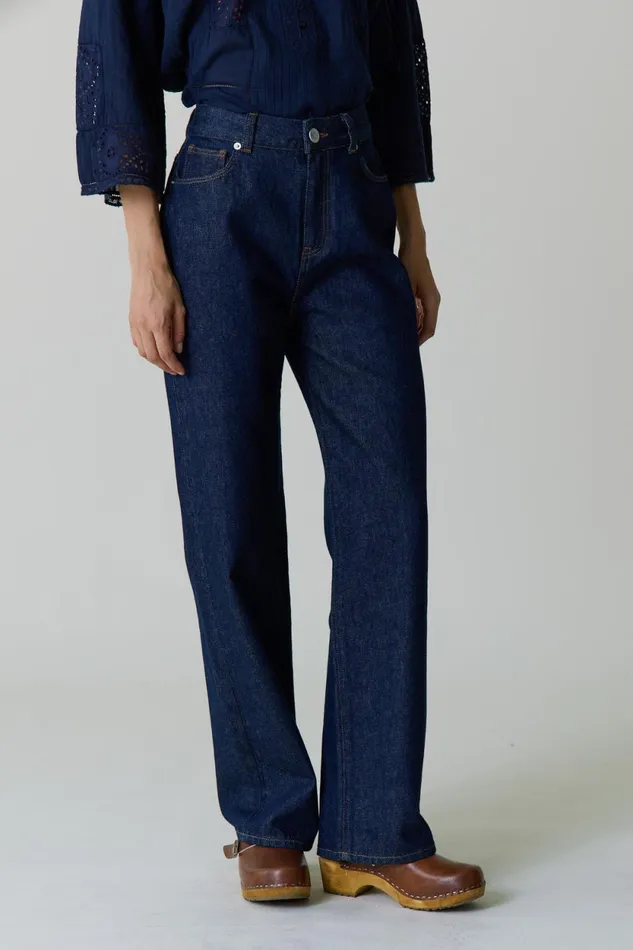 Pants and Jeans Women Leon and Harper Francois Pln1 Jeans Brut