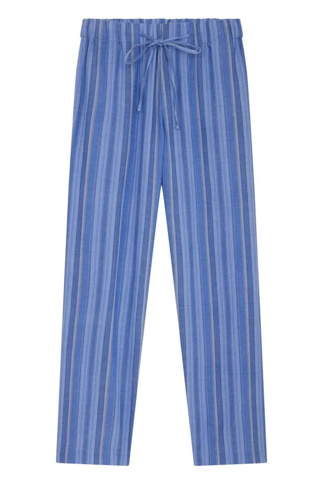 Pants and Jeans Women Leon and Harper Pantalon Permin Strght Blue