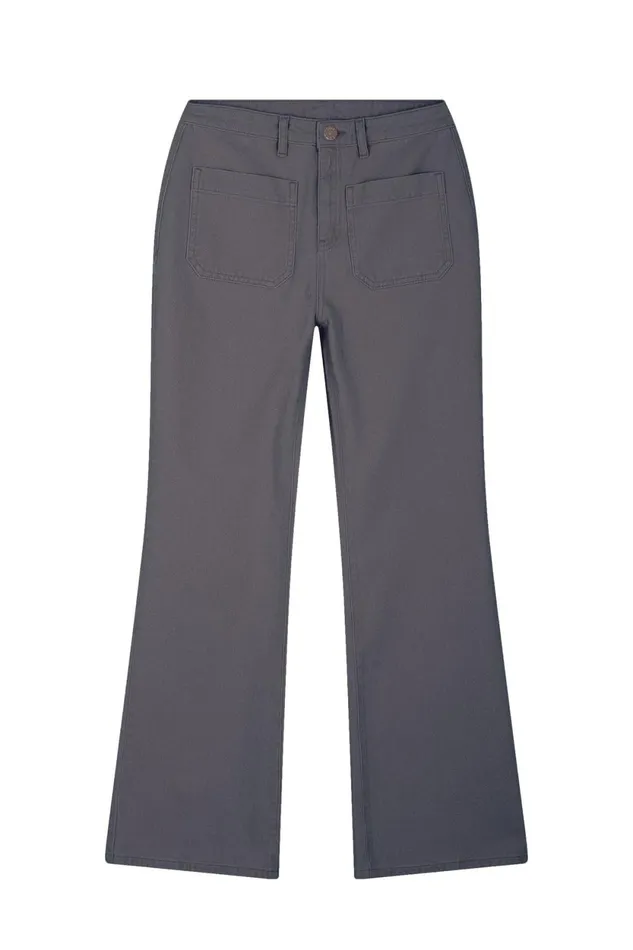 Pants and Jeans Women Leon and Harper Perfect P23 Trousers Grey