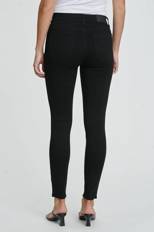 Pistola Denim Audrey Mid Rise Skinny 8211 Onyx Women Denim
