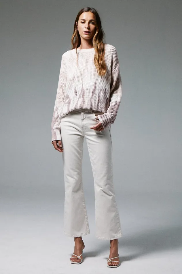 Pistola Denim Cassie Super High Rise Straight Crop 8211 Desert Sand Women Denim