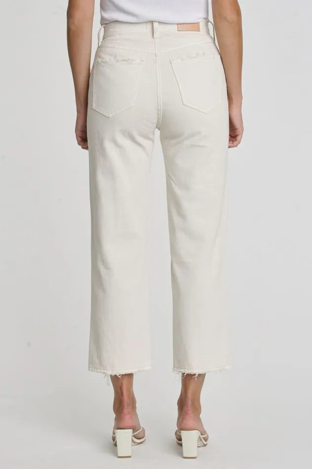 Pistola Denim Cassie Super High Rise Straight Crop 8211 Desert Sand Women Denim