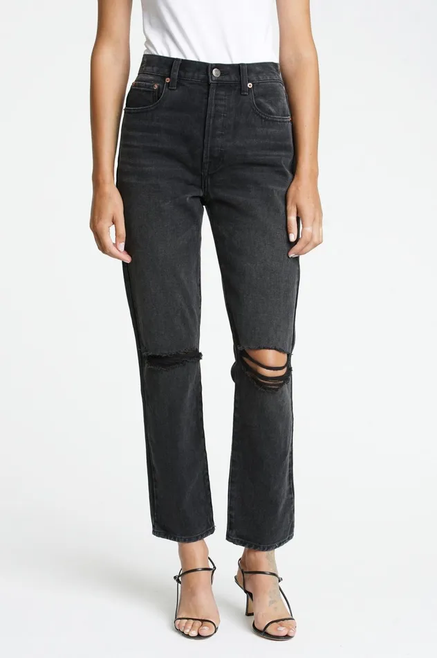 Pistola Denim Keaton High Rise Slim Straight 8211 Taurus Women Denim