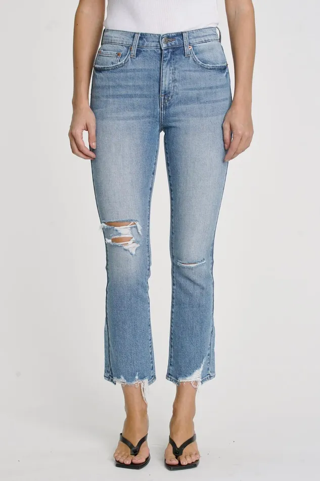 Pistola Denim Lennon High Rise Crop Boot 8211 Meyer Women Denim