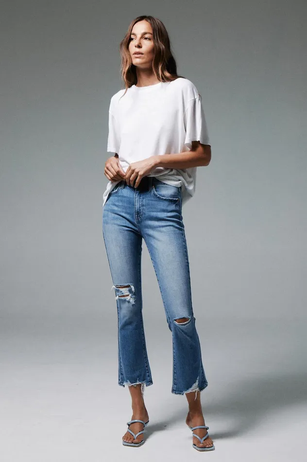 Pistola Denim Lennon High Rise Crop Boot 8211 Meyer Women Denim