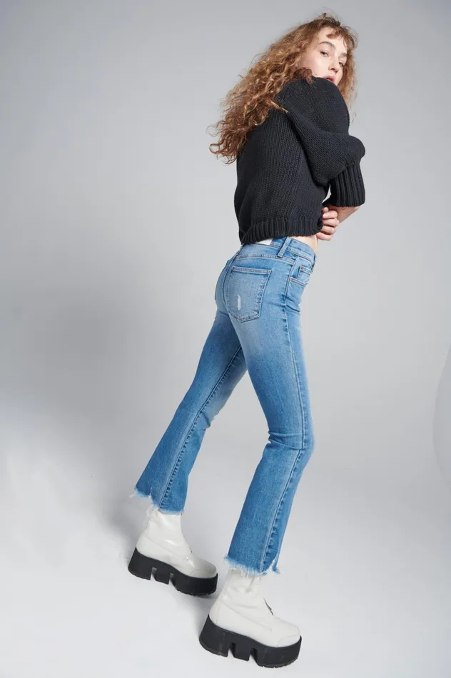 Pistola Denim Lennon High Rise Cropped Boot 8211 Zuma Women Denim
