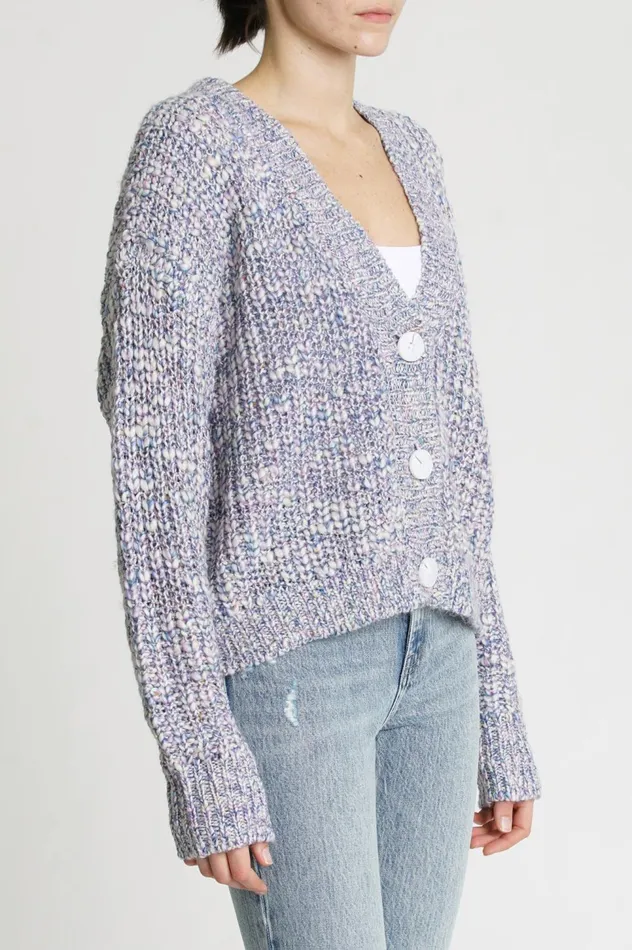 Pistola Denim Lori VNeck Cardigan 8211 Confetti Women Sweaters