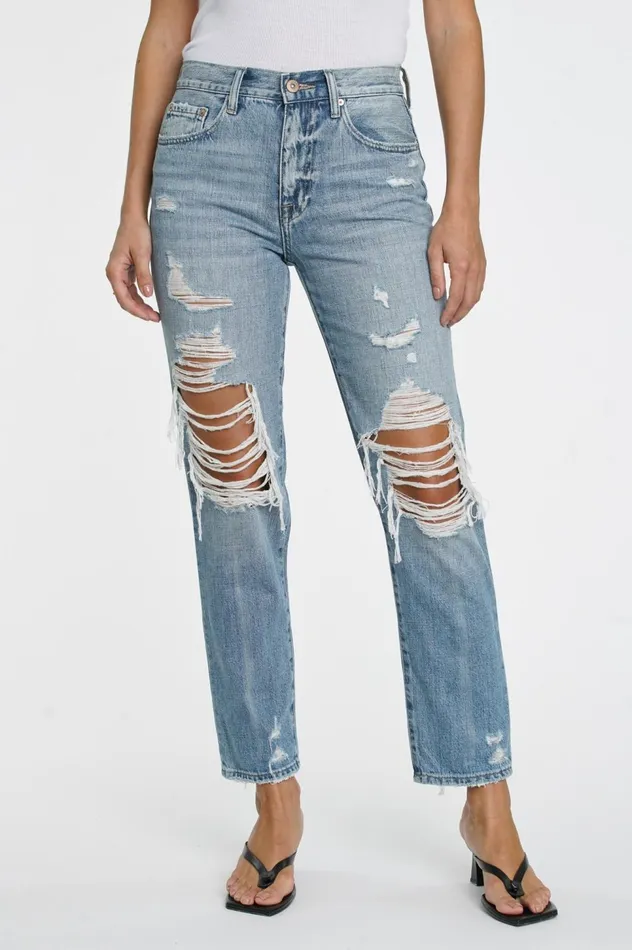 Pistola Denim Presley High Rise Vintage 90S 8211 Rock Or Bust Women Denim