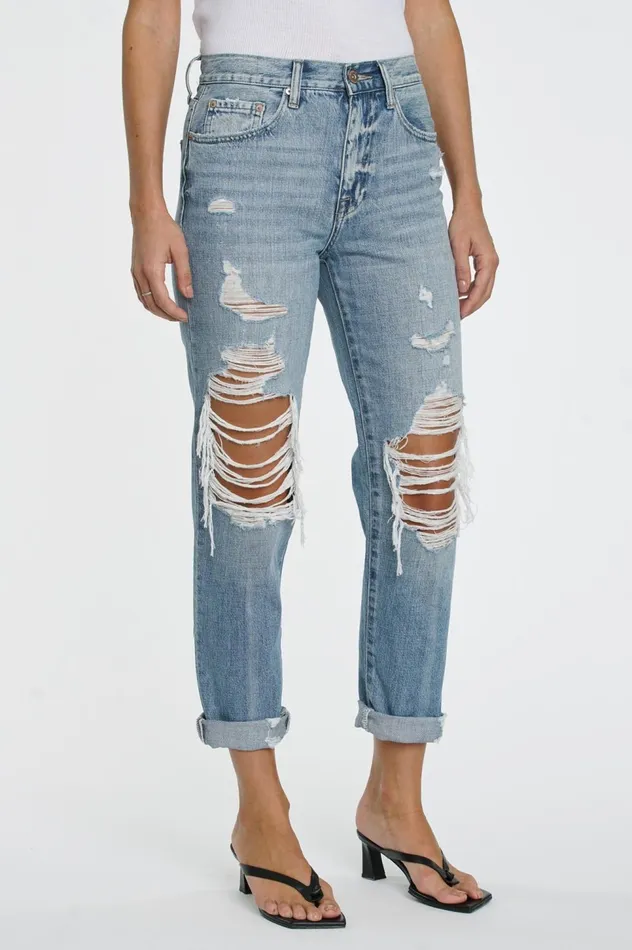Pistola Denim Presley High Rise Vintage 90S 8211 Rock Or Bust Women Denim