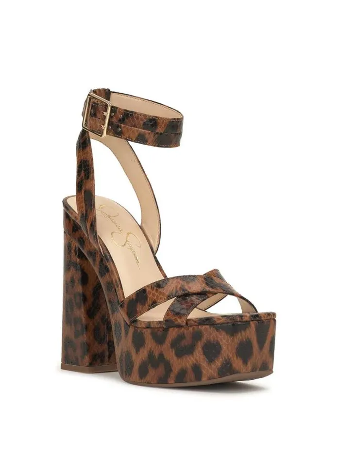 Platforms Shoes Jessica Simpson Beasley Platform Heel In Leopard