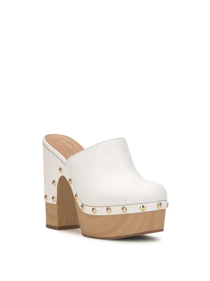 Platforms Shoes Jessica Simpson Dasally Platform Mule In Bright White