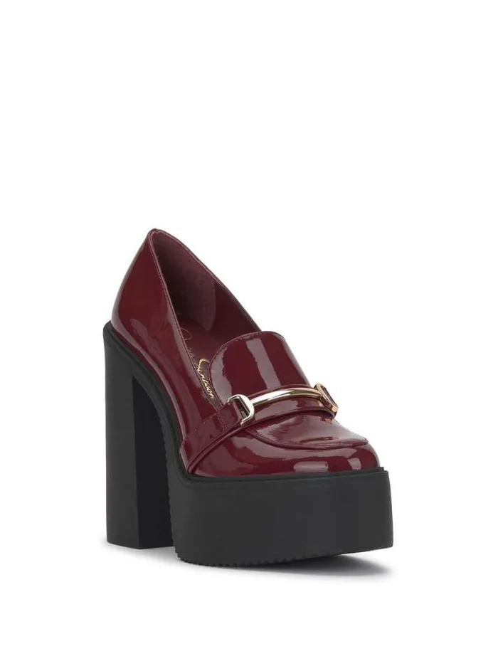 Platforms Shoes Jessica Simpson Himinka Platform Loafer In Malbec