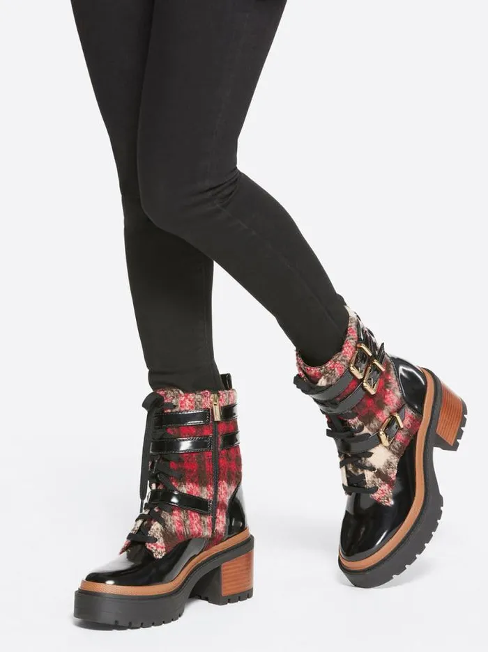 Platforms Shoes Jessica Simpson Juelna Bootie In Plaid