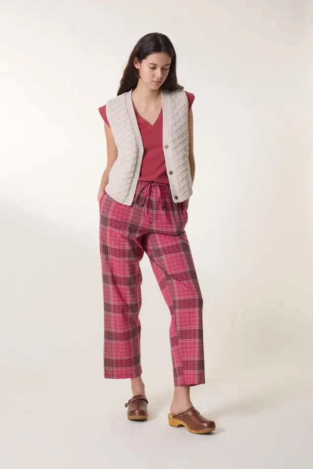 Pulls and Vests Women Leon and Harper Cardigan Maia Plain Stone