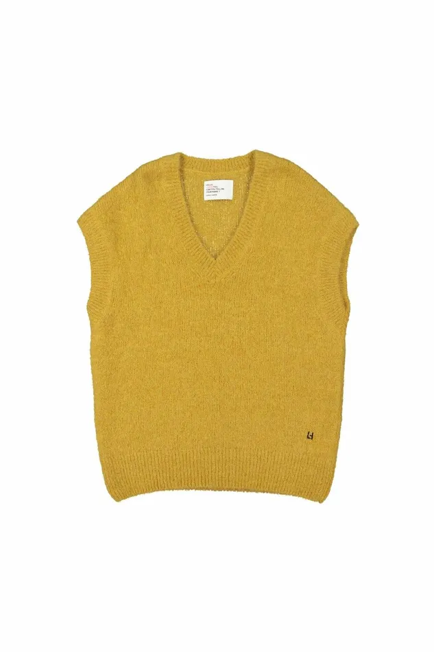 Pulls and Vests Women Leon and Harper Mandy Plain Jumper Yellow