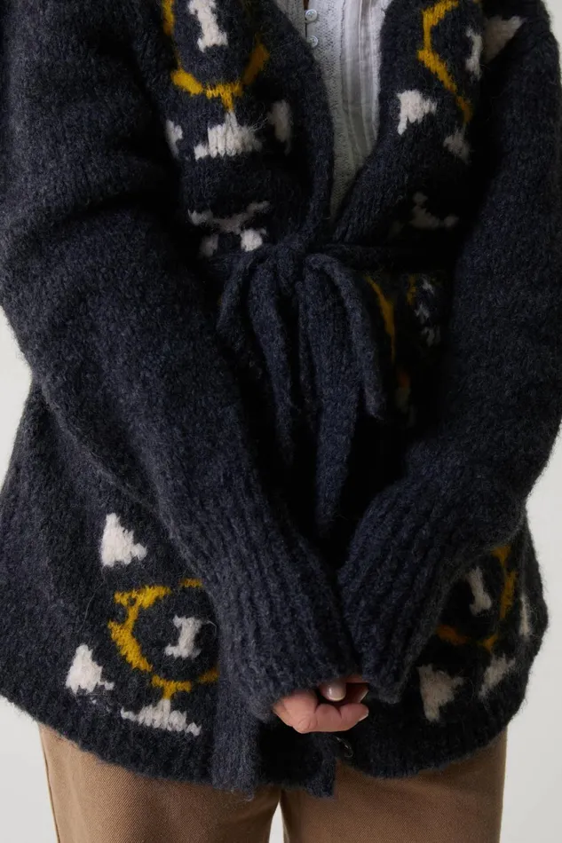 Pulls and Vests Women Leon and Harper Maya Mix Jumper Grey