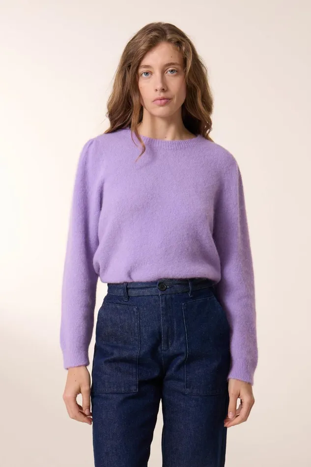 Pulls and Vests Women Leon and Harper Mille Pln Jumper Lilac