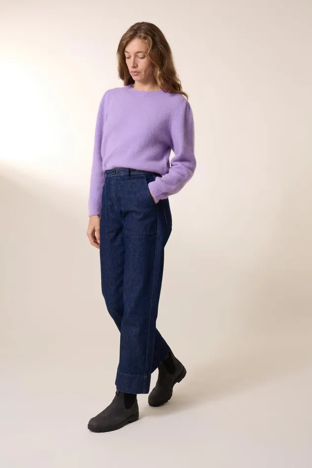 Pulls and Vests Women Leon and Harper Mille Pln Jumper Lilac