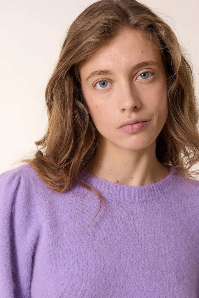 Pulls and Vests Women Leon and Harper Mille Pln Jumper Lilac