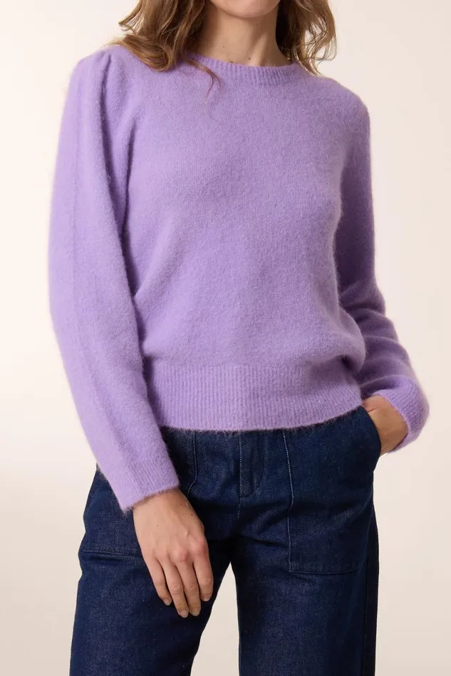 Pulls and Vests Women Leon and Harper Mille Pln Jumper Lilac