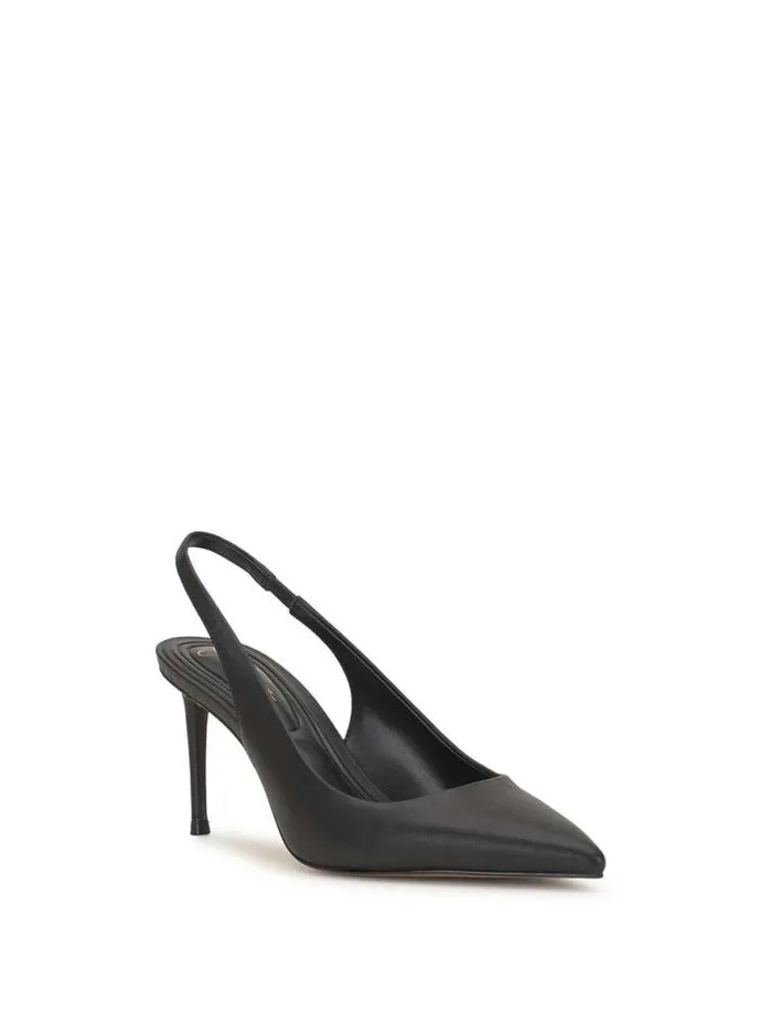 Pumps Shoes Jessica Simpson Souli Sling Back Heel In Black Leather
