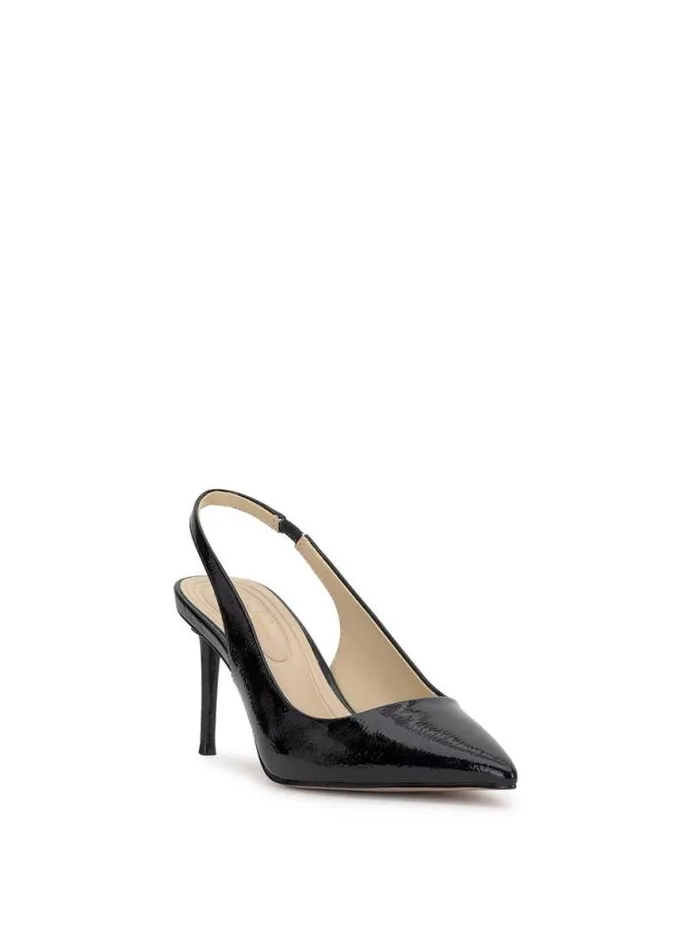 Pumps Shoes Jessica Simpson Souli Sling Back Heel In Black Patent
