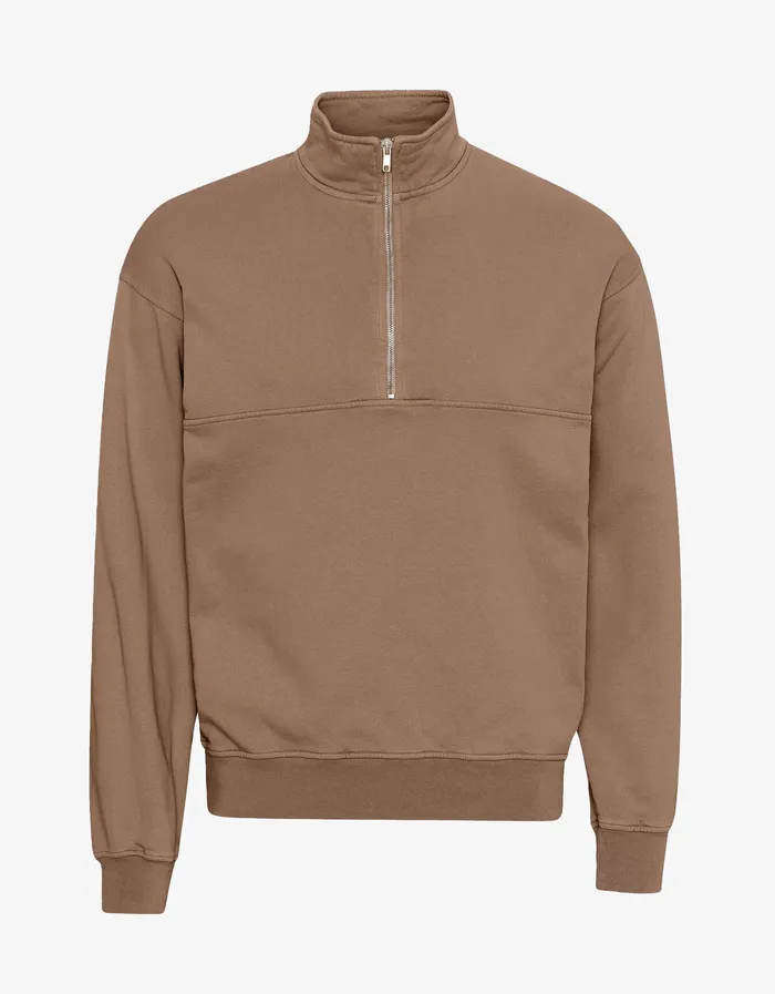 Quarter Zips Women Colorfulstandard Organic Quarter Zip 8211 Sahara Camel