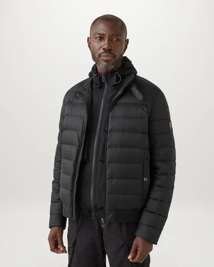 Quilt and Down Jackets Men Belstaff Circuit Jacket Black Quilt and Down Jackets Men Belstaff Circuit Jacket Black