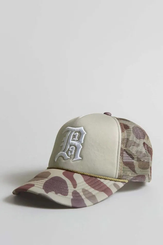 R13 Accessories Men R13 TRUCKER HAT 8211 CAMOUFLAGE