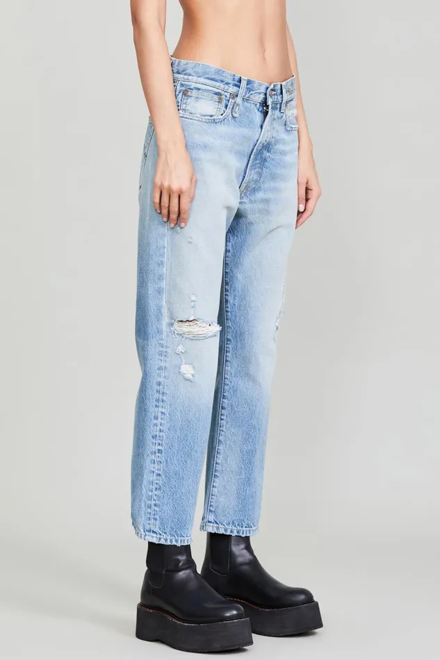 R13 Boyfriend Women BOYFRIEND JEAN 8211 EASTON BLUE
