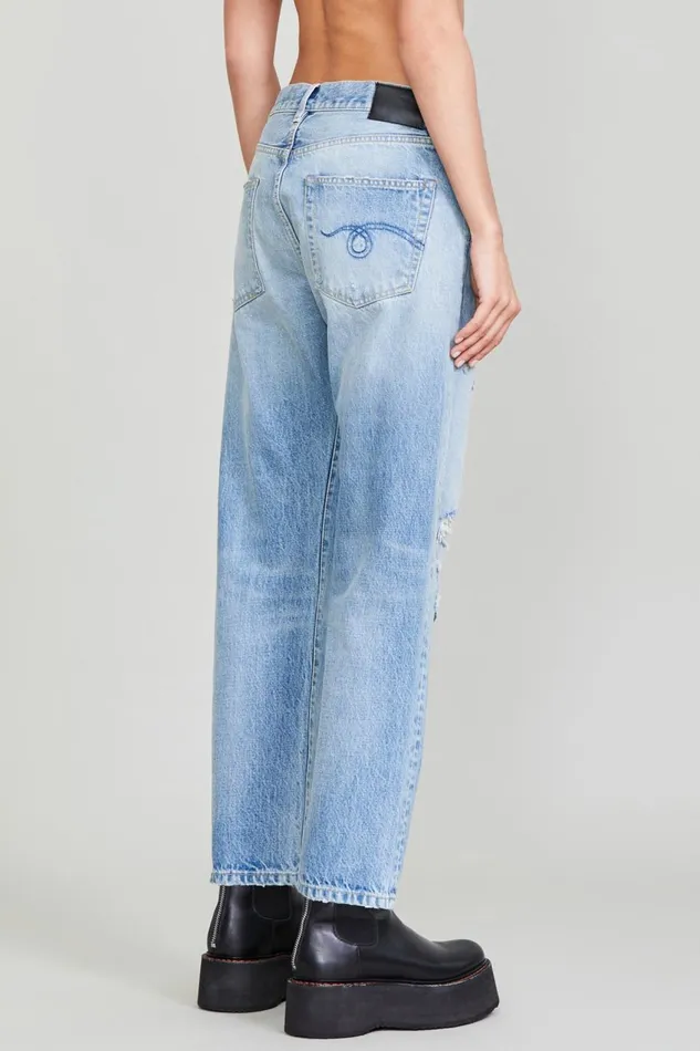 R13 Boyfriend Women BOYFRIEND JEAN 8211 EASTON BLUE