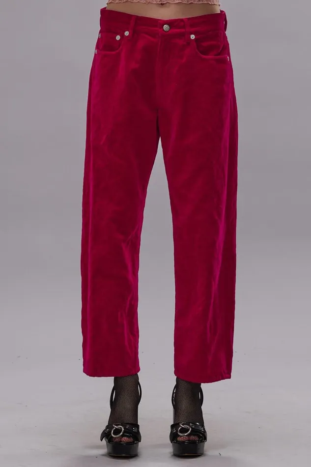R13 Boyfriend Women BOYFRIEND JEAN 8211 RASPBERRY VELVET